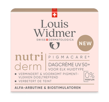 Afbeelding in Gallery-weergave laden, nutriderm Pigmacare® Dagcrème UV 50+ Licht Geparfumeerd - Louis Widmer - Huidproducten.nl