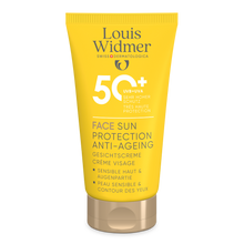 Afbeelding in Gallery-weergave laden, Face Sun Protection Anti-Ageing 50+ zonder parfum - Louis Widmer - Huidproducten.nl