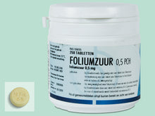 Afbeelding in Gallery-weergave laden, Foliumzuur Teva Tablet 0,5mg 250ST