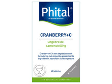 Afbeelding in Gallery-weergave laden, PHITAL CRANBERRY + C TABLET 60 stuks