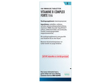 Afbeelding in Gallery-weergave laden, VITAMINE B COMPLEX FORTE TABLET TEVA 500stuks