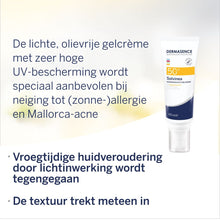 Afbeelding in Gallery-weergave laden, Dermasence Solvinea Zonnebrand Gelcrème LSF 50+
