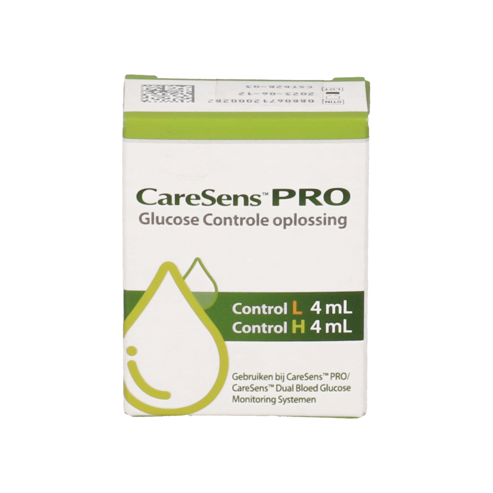 CareSens PRO Controlevloeistof – Voor Betrouwbare Glucosemetingen