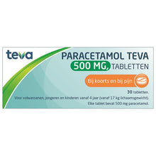 Afbeelding in Gallery-weergave laden, Paracetamol Tablet 500mg TEVA
