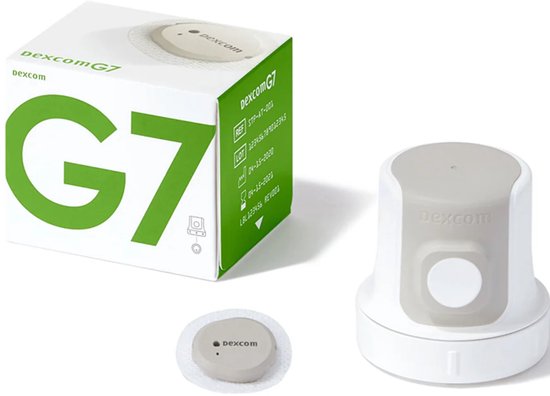 Dexcom G7 CGM Glucosesensor – Continue Glucosemeting met Geïntegreerde Zender
