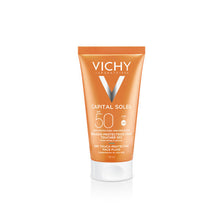 Afbeelding in Gallery-weergave laden, Vichy Capital Soleil SPF50 Dry Touch Zonnecrème - Gemengde tot Vette Huid - Gelaat - 50ml - huidproducten.nl

