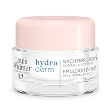 Afbeelding in Gallery-weergave laden, Hydraderm Nachtemulsie licht geparfumeerd - Louis Widmer - Huidproducten.nl
