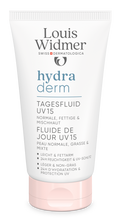 Afbeelding in Gallery-weergave laden, Louis Widmer Hydraderm Dag Fluid UV 15 - zonder parfum

