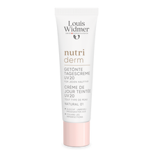 Afbeelding in Gallery-weergave laden, Nutriderm Getinte Dagcrème UV 20 Naturel 01 licht geparfumeerd - Louis Widmer - Huidproducten.nl
