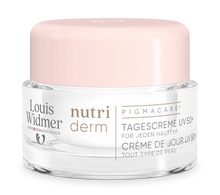Afbeelding in Gallery-weergave laden, nutriderm Pigmacare® Dagcrème UV 50+ Licht Geparfumeerd - Louis Widmer - Huidproducten.nl
