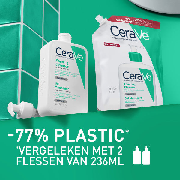 CeraVe Schuimende Reinigingsgel Navulling - CeraVe - Huidproducten.nl