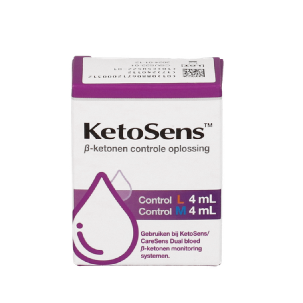 CareSens KetoSens Controlevloeistof – Betrouwbare Controle van Ketonenmetingen