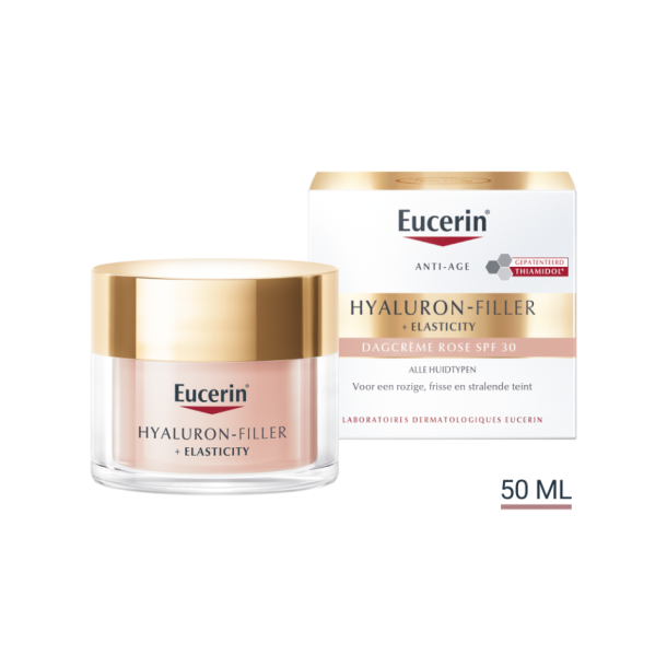 Hyaluron-Filler + Elasticity Dagcrème Rose SPF 30 - Eucerin - Huidproducten.nl