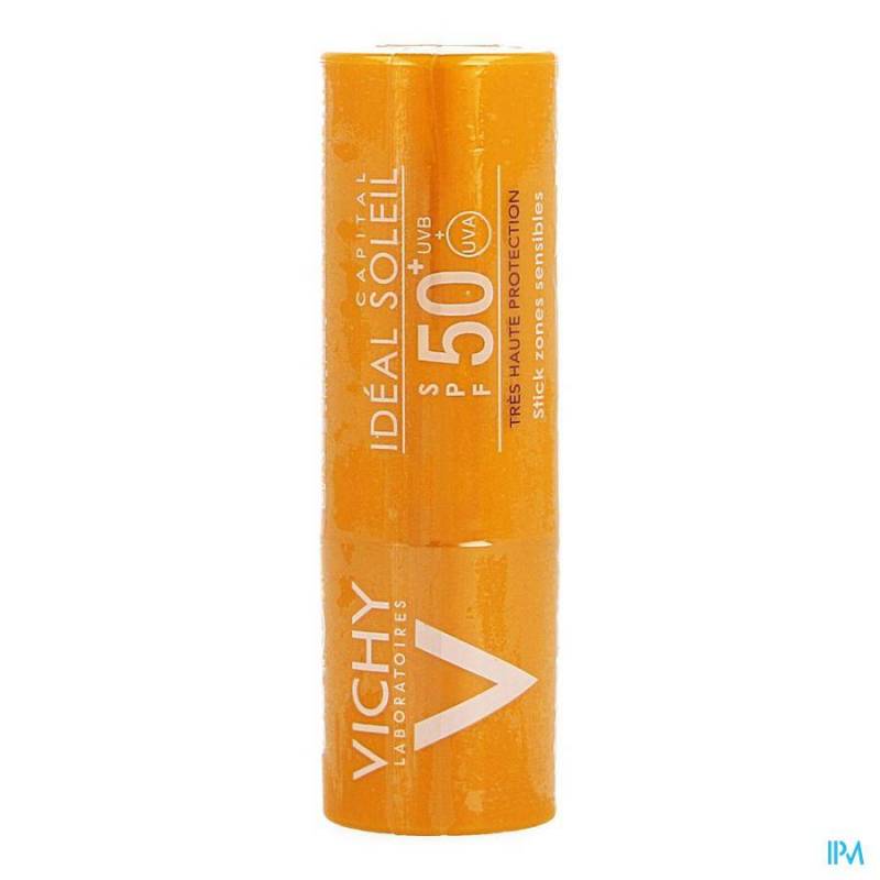 Vichy Idéal Soleil Stick Gevoelige Zones SPF50 - vichy - Huidproducten.nl