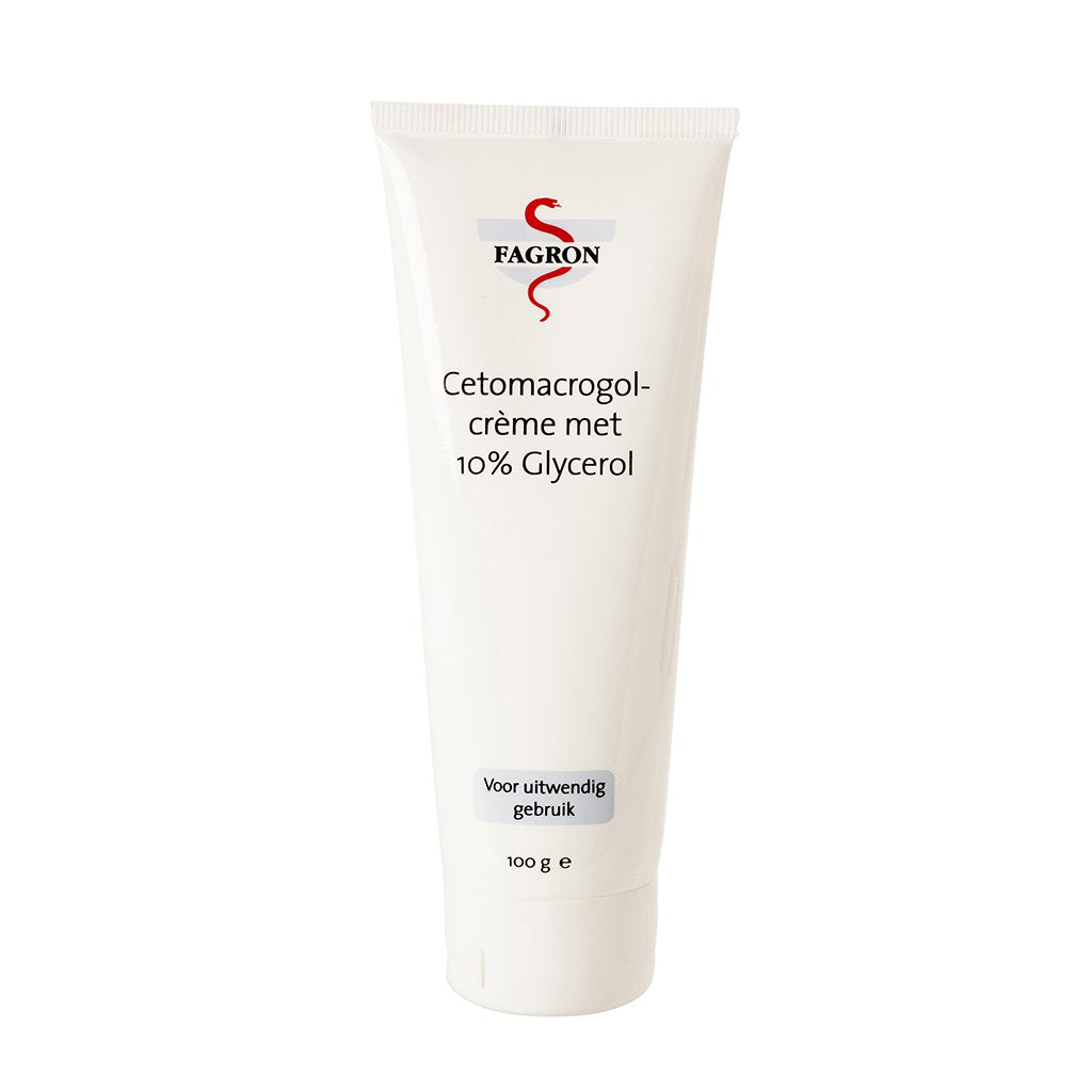 Cetomacrogolcreme Met Glycerol 10% Fagron  100G - SkinEffects Zwolle