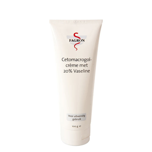 Cetomacrogolcreme Met 20% Vaseline Fagron  100G - SkinEffects Zwolle
