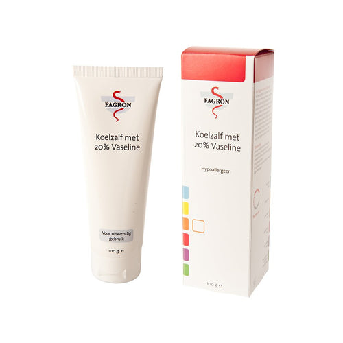Koelzalf Met 20% Vaseline Tube In Doos Fagron  100G - SkinEffects Zwolle