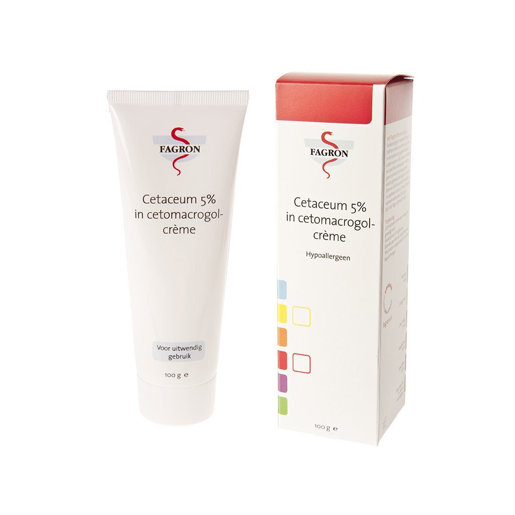 Cetaceum 5% In Cetomacrogolcreme Tube In Doos   Fg  100G - SkinEffects Zwolle