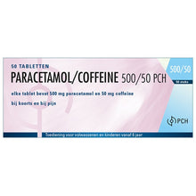 Afbeelding in Gallery-weergave laden, PARACETAMOL/COFFEINE PCH TABLET 500/50MG
