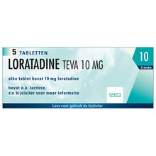 Afbeelding in Gallery-weergave laden, LORATADINE TABLET TEVA 10MG
