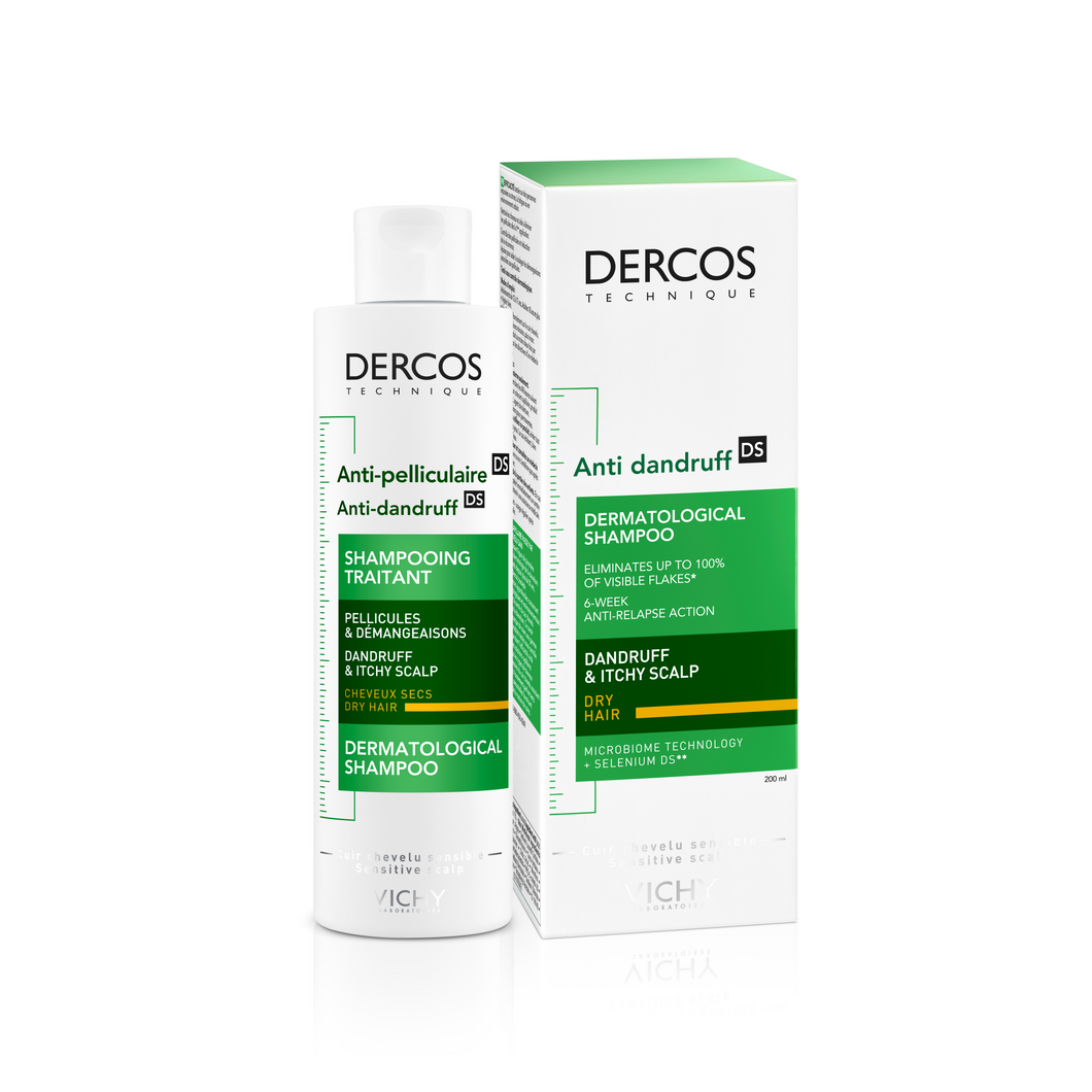 Vichy DERCOS Anti-roos Shampoo Droog haar 200ml - SkinEffects Zwolle