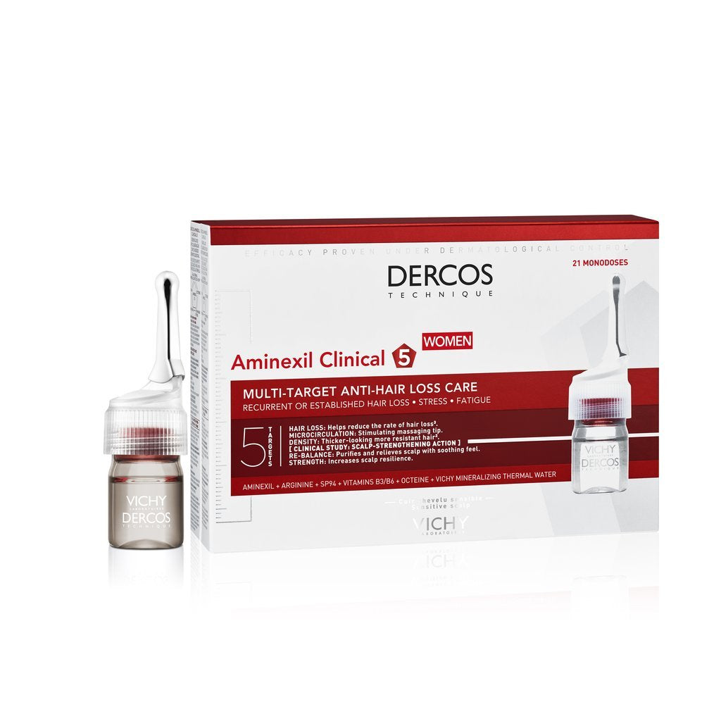 Dercos Aminexil Clinical 5 vrouw 21 ampullen