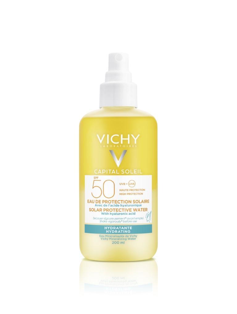 Vichy CAPITAL SOLEIL Zonbeschermend Water Hydratatie SPF50 NIEUW VANAF MAART 2020 - SkinEffects Zwolle