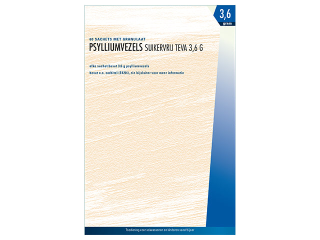 Psylliumvezels Pch Granulaat Skvr 3,6G In Sachet