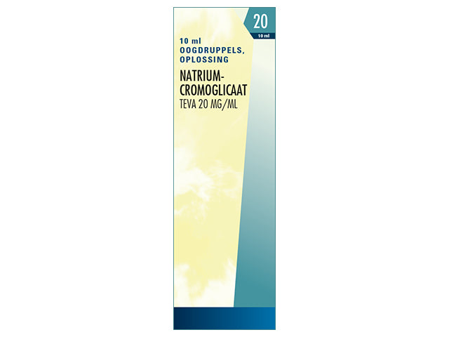 Natriumcromoglicaat Teva Oogdruppels 20mg/ml Flesje 10ml