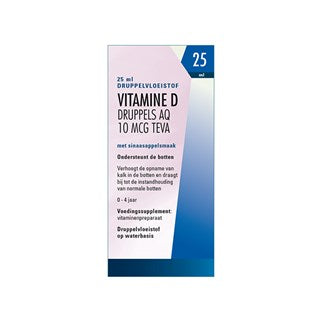 Vitamine D Teva Aq Druppels 10mcg/5 Druppels