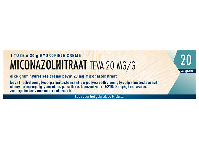 Miconazolnitraat Pch Hydrofiele Creme 20mg/G