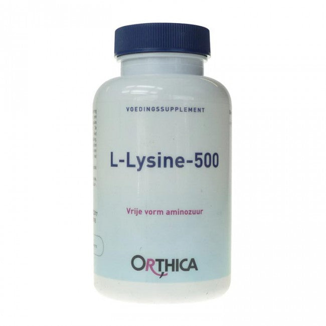 Orthica l-lysine 500mg (90 capsules)
