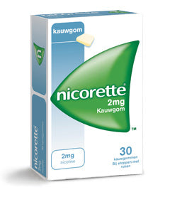 Nicorette kauwgom