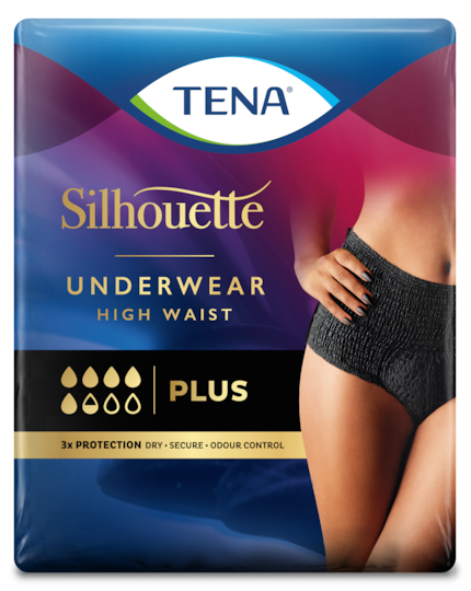 TENA Silhouette Plus Noir - Hoge Taille M