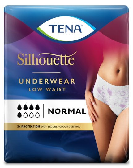 TENA Silhouette Normal Blanc - Lage Taille L