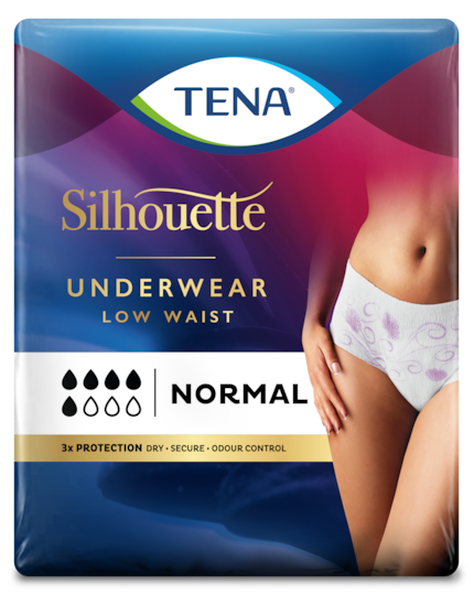 TENA Silhouette Normal Blanc - Lage Taille M