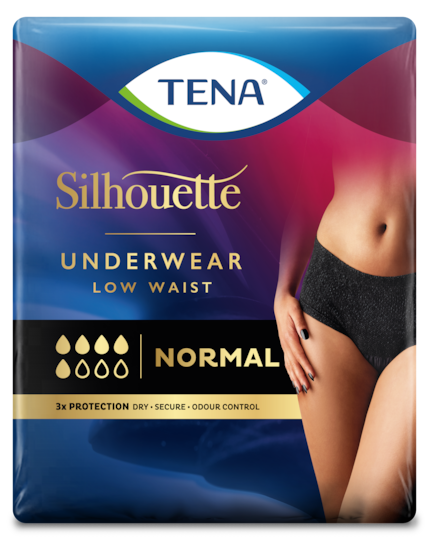 TENA Silhouette Normal Noir - Lage Taille M