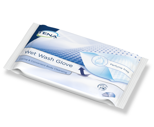 TENA Wet Wash Glove No Perfume 5